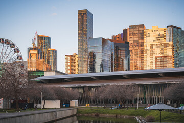 Melbourne city skyline, Australia