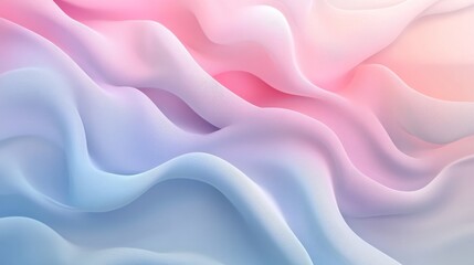 Obraz premium Soft pastel gradient abstract background with smooth transition from light pink to light blue. Ideal for serene design projects and digital art, emphasizing tranquility and elegance.