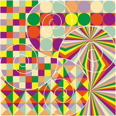 pattern, geometric, vector, triangle, texture, art, decoration, color, design, seamless, wallpaper, colorful, illustration, mosaic, fashion, retro, backdrop, style