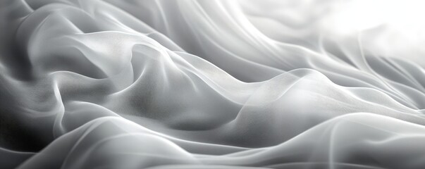 Fototapeta premium Light White Background, Generative AI
