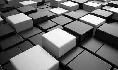 Obraz premium 3D Futuristic Light Background, Generative AI