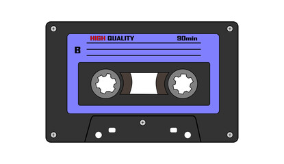 Retro cassette tape

