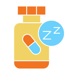 Insomnia Icon, Sleepless disorder, depression