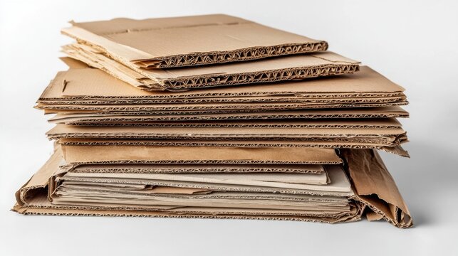 Organizing cardboard boxes office space photography indoor environment top-down view decluttering concept