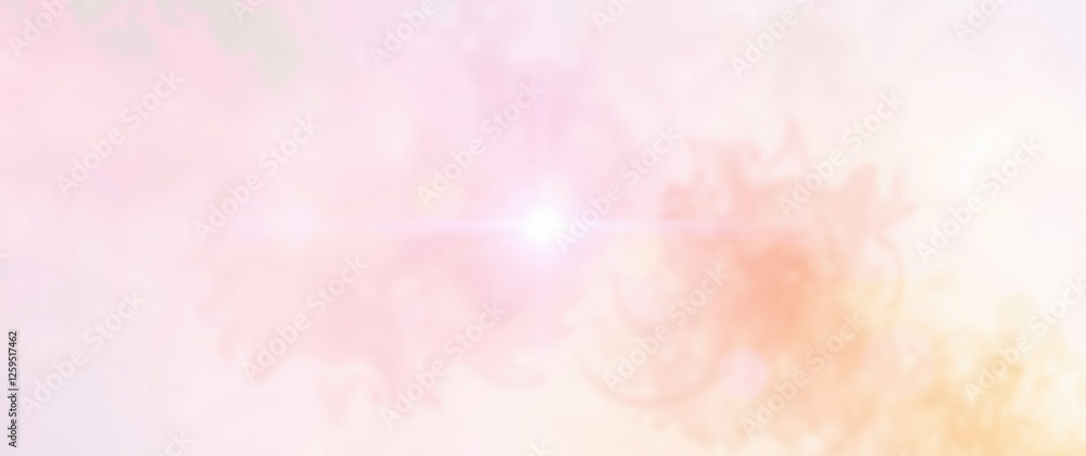 Poster abstract ethereal dreamy pastel colored background with light flare effect creating a soft delicate 