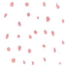 Love dot illustration on white background
