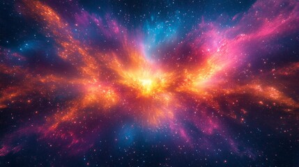 Fototapeta premium Abstract cosmic burst patterns background. Featuring cosmic burst patterns and vivid colors. Emphasizing movement and depth. Ideal for space and dynamic themes.
