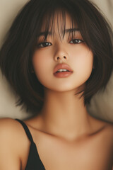 Obraz premium 美女, 女性, 美しい, 顔, モデル, 日本, 韓国, アジア, カフェ, ファッション, 人々, 人, ブルネット, 髪の毛, 笑みを浮かべている, 目, 悲しい, 笑う, 淑女, 化粧, ライフスタイル, ポーズ, うっとりさせる魅力, 唇, 肌, ヘアスタイル, 長い, 黒, 暗い, 茶色, 1, スタイル, 文科系, 美しさ, ビジネス, シティ, 女, アーバン, 学生, アウトドア,