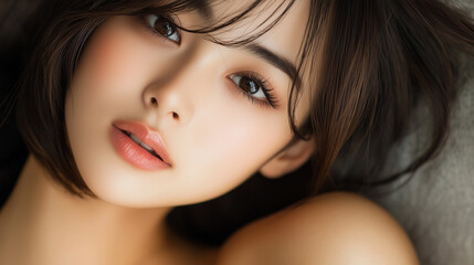 Obraz premium 美女, 女性, 美しい, 顔, モデル, 日本, 韓国, アジア, カフェ, ファッション, 人々, 人, ブルネット, 髪の毛, 笑みを浮かべている, 目, 悲しい, 笑う, 淑女, 化粧, ライフスタイル, ポーズ, うっとりさせる魅力, 唇, 肌, ヘアスタイル, 長い, 黒, 暗い, 茶色, 1, スタイル, 文科系, 美しさ, ビジネス, シティ, 女, アーバン, 学生, アウトドア,