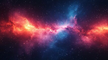 Fototapeta premium Abstract cosmic dark matter background. Featuring cosmic dark matter with bright colors. Emphasizing depth and mysterious textures. Ideal for space and artistic themes.