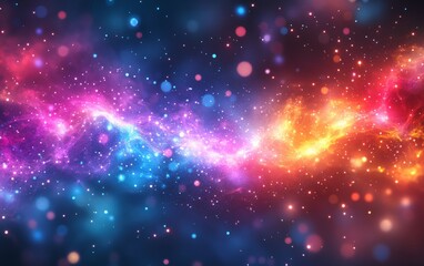 Abstract cosmic energy fields background. Featuring cosmic energy fields and vivid colors. Emphasizing depth and luminosity. Ideal for space and artistic themes.