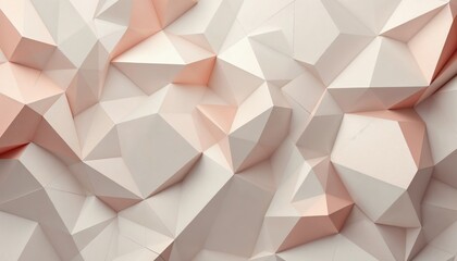 Obraz premium Geometric rose quartz abstract background with polygonal shapes