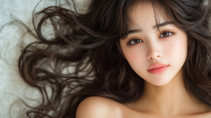 Naklejka premium 美しさ, 顔, モデル, 笑う, ファッション, 人々, 髪の毛, 笑みを浮かべている, 人, ブルネット, シティ, アウトドア, 通り, ライフスタイル, 淑女, 1, 頭, ハピネス, 化粧,女, 美しさ, 髪の毛, モデル, ファッション, 顔, うっとりさせる魅力, 化粧, 人, ドレス, ブルネット, 肌, 唇, 化粧, 淑女, 目, 暗い, 黒, ふしだらな, スタジオ, 好色
