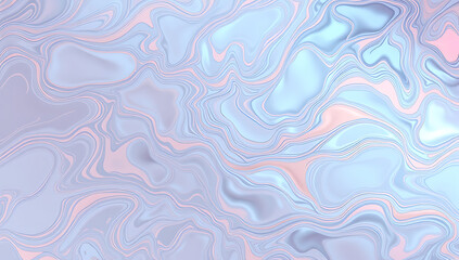 Fototapeta premium A seamless, tileable abstract texture of floating oil patterns on a water surface. Iridescent, swirling colors in pink, blue, and gold, forming hypnotic, liquid ripples.