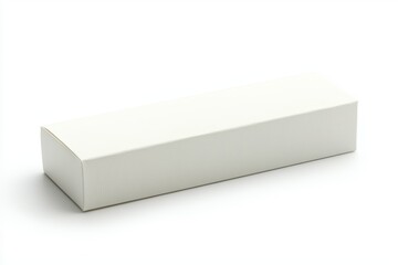 Fototapeta premium Blank White Cardboard Packaging Box Mockup Product Gift Retail