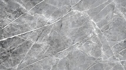 Grey Marble Texture Background with Elegant Veins and Patterns