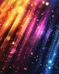 Abstract cosmic glimmer background. Featuring cosmic glimmer with vivid colors. Emphasizing depth and sparkling effects. Ideal for space and artistic themes.