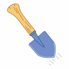 Illustration Spade Button Brown Isolated Background for Game UI