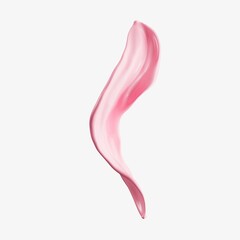 3D Render of a strawberry Liquid Splash in Motion