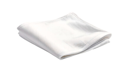 Soft White Linen Napkin Folded Elegant Table Setting