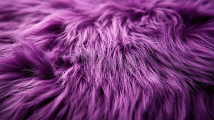 Fototapeta premium Purple faux fur texture background close-up