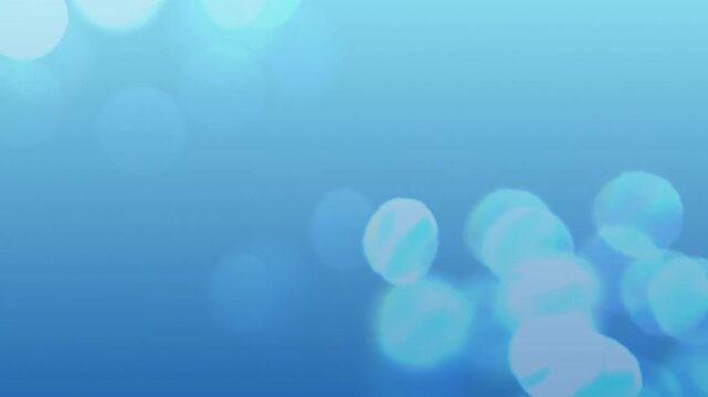 Atmospheric Blue Bokeh Background Animation. Perfect for stunning background projects