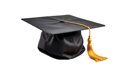 Graduation Cap Black Gown Academic Success Symbol
