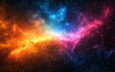 Fototapeta premium Abstract cosmic glowing radiance background. Featuring cosmic glowing radiance with bright colors. Emphasizing depth and radiant glow. Ideal for space and artistic themes.