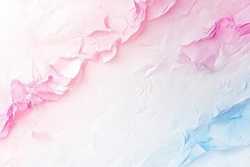 Fototapeta premium Pastel crumpled paper texture background design