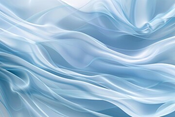 Obraz premium Abstract blue and white background with wavy lines