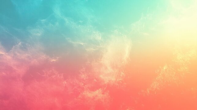 A beautiful sky with pastel colors