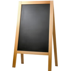 blank blackboard isolated on white
