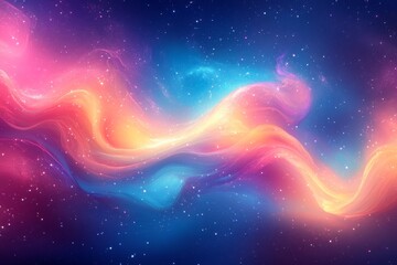 Abstract cosmic light gradients background. Featuring cosmic light gradients and bright colors. Emphasizing depth and movement. Ideal for space and artistic themes.