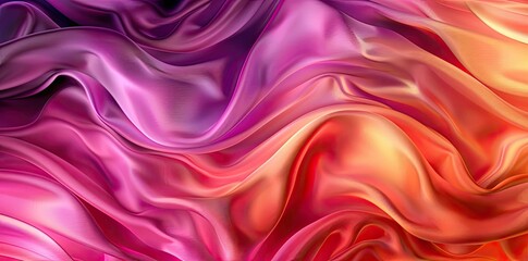 Obraz premium abstract background with colorful wave of fabric