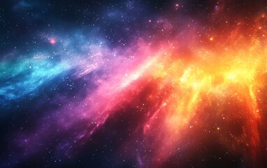Naklejka premium Abstract cosmic light rays background. Featuring cosmic light rays and bright colors. Emphasizing depth and movement. Ideal for space and artistic themes.