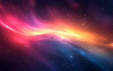 Fototapeta premium Abstract cosmic light reflections background. Featuring cosmic light reflections and vibrant colors. Emphasizing depth and modernity. Ideal for space and creative themes.