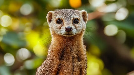 Fototapeta premium Mongoose against the background of nature