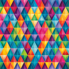 Abstract Geometric Pattern with Vibrant Colors