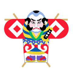 和凧のイラスト