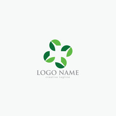 
Eco Drug store, drug, clinic, care, pharmacy, medicine, health, cross logo fully editable vector template