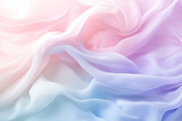 Fototapeta premium Digital artwork fluid abstract background with soft pastel hues in a serene view