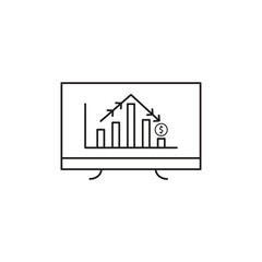 Finance and business editable outline icons set collection. finance icons, business icons, outline finance icons, editable business icons, financial vector icons, business outline icon set,