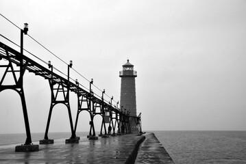 Obraz premium South Haven Michigan Lighthouse