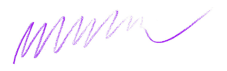purple pencil strokes isolated on transparent background