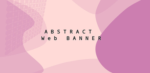 abstract pink background with curved lines and copy space. vector illustration