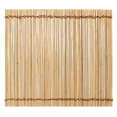 bamboo mat isolated on white background
