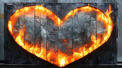 Romantic paper-cut Valentine heart card with a beautifully layered design soft glowing light illuminating intricate details