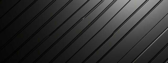 Diagonal Lines on Black Background for Design, Banner Template, Abstract Diagonal Lines Wallpaper with Copy Space, Minimalist Diagonal Pattern Wallpaper