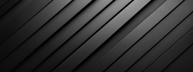 Obraz premium Abstract geometric wallpaper with diagonal lines on a black background. Ideal for design templates, banners, and modern digital backgrounds.