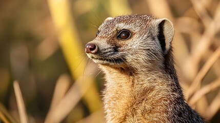 Fototapeta premium Mongoose against the background of nature
